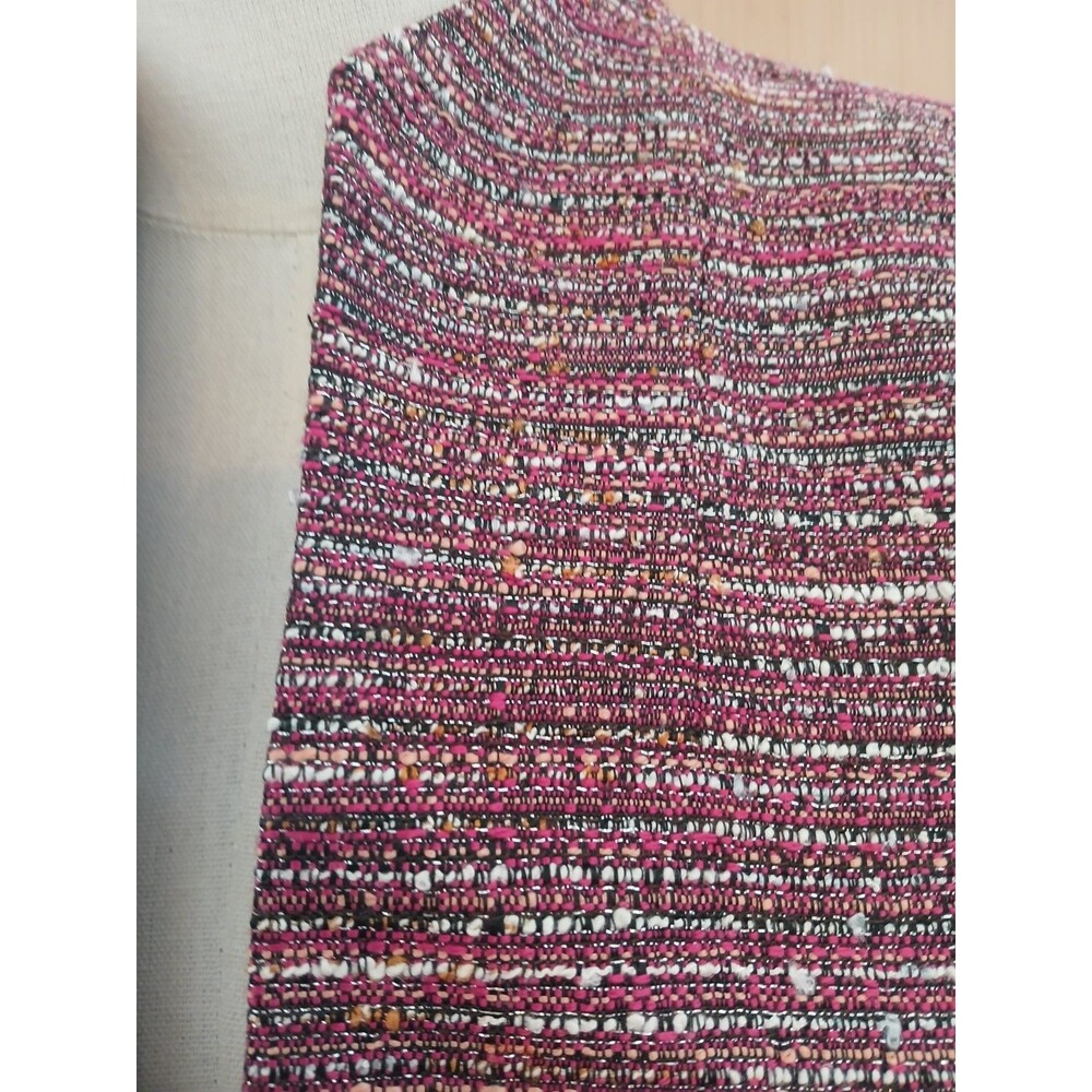 Kasper Separates Blazer Jacket Pink Tweed Women's 8/P Office Career - Picture 8 of 13